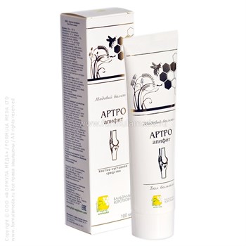 Артро-Апифит медовый бальзам 100 PHYTO-APIPHARM продукция в официальном интернет-магазине ФОРМУЛА МЁДА 202-124-41 01